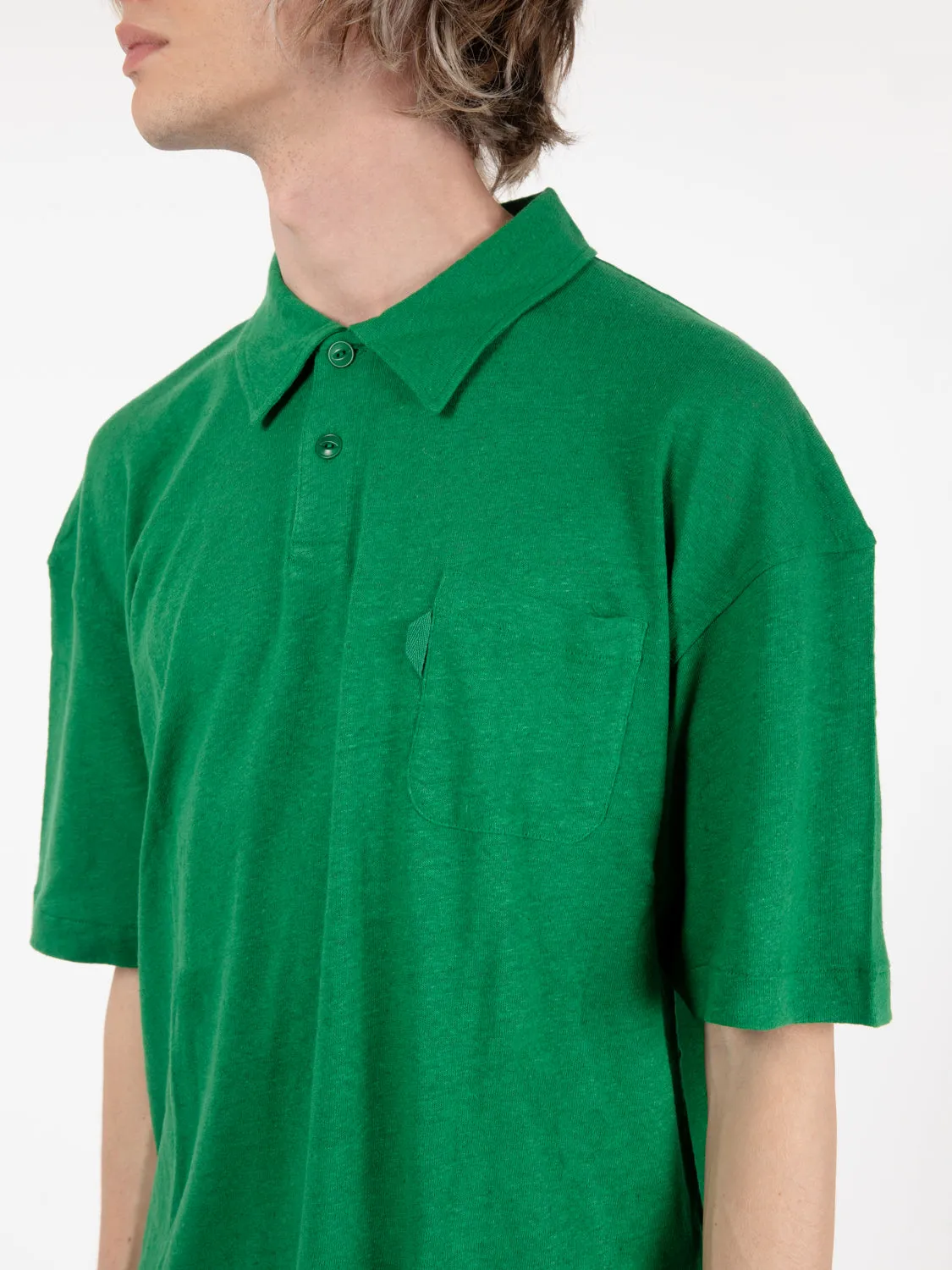 Ivy polo t-shirt green