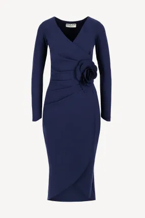 Kleid Agapios in Blu Notte