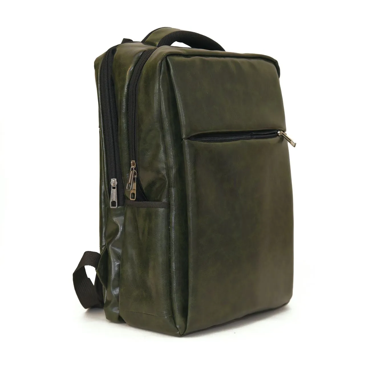 LAPTOP BAG PACK PU Leather GREEN