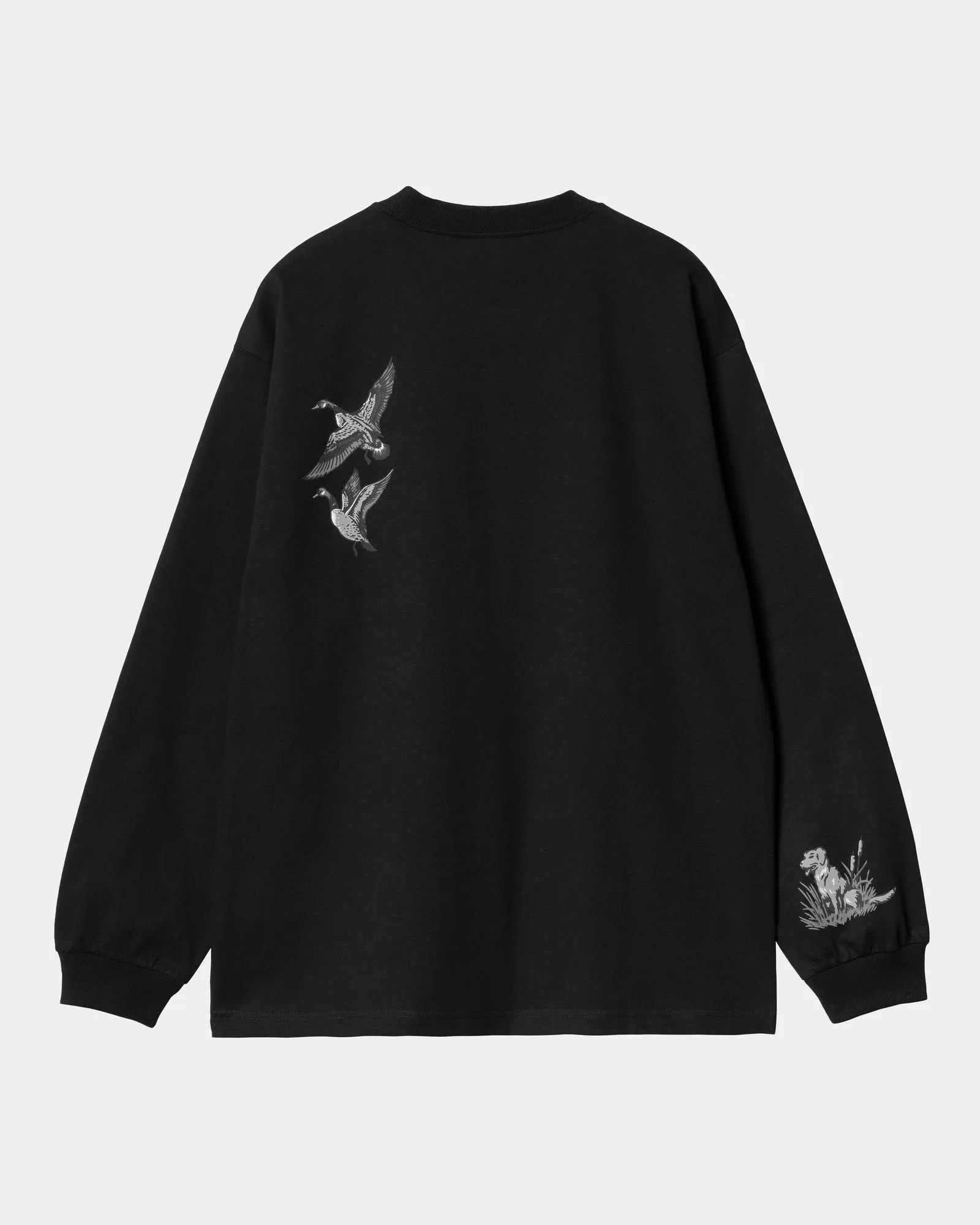 Long Sleeve Ducks T-Shirt | Black