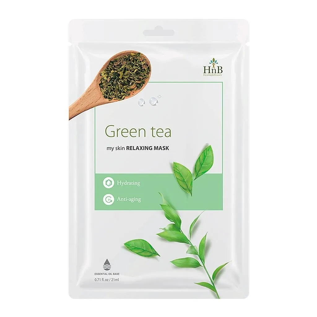 Mascarilla facial HNB GREEN TEA MY SKIN RELAXING MASK