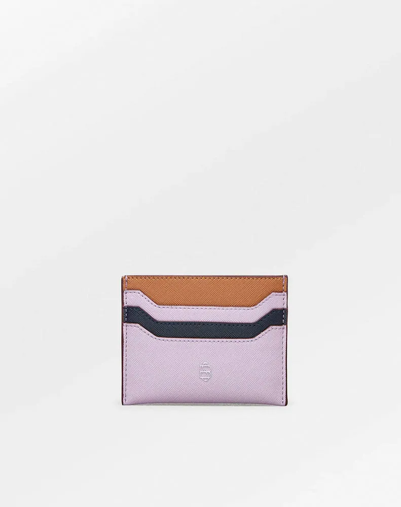 MIXY BLOCK CARD HOLDER MAUVE MIST