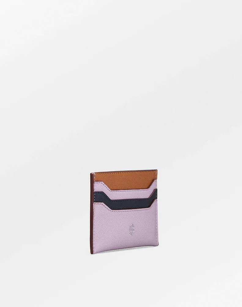 MIXY BLOCK CARD HOLDER MAUVE MIST