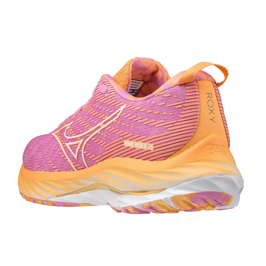 Mizuno Wave Rider 26 Rosa Naranja   Mochila cuerdas ROXY