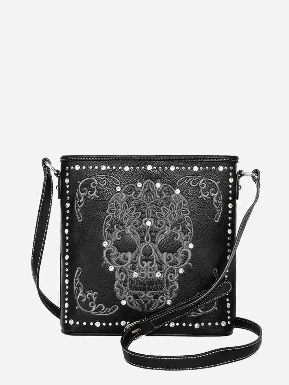 Montana West Sugar Skull Concealed Handgun Crossbody