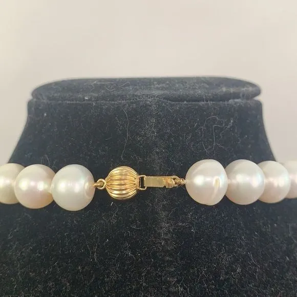 NWT 14KT freshwater pearl necklace