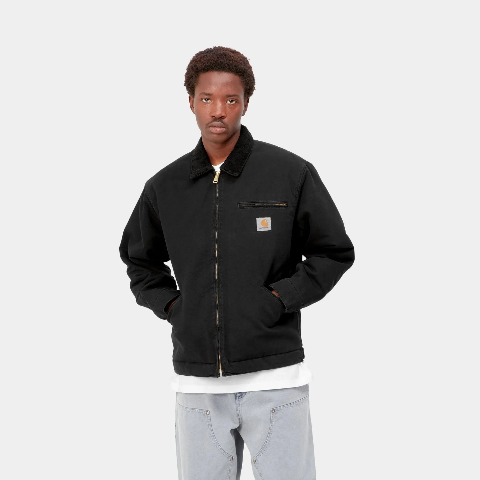 OG Detroit Jacket (Winter) | Black (aged canvas)