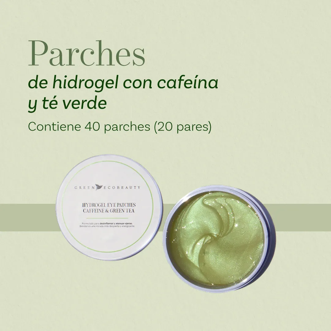 Parches de Hidrogel de Cafeína y Té Verde