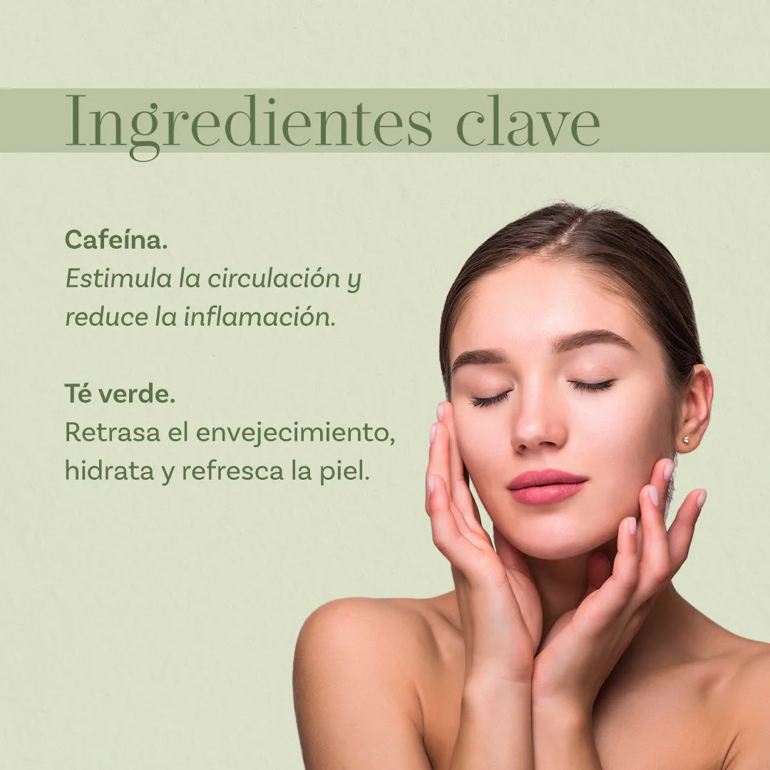 Parches de Hidrogel de Cafeína y Té Verde