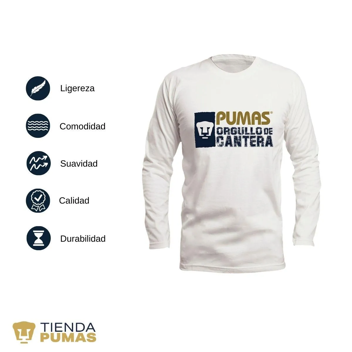 Playera Pumas UNAM Hombre Cantera OD77336