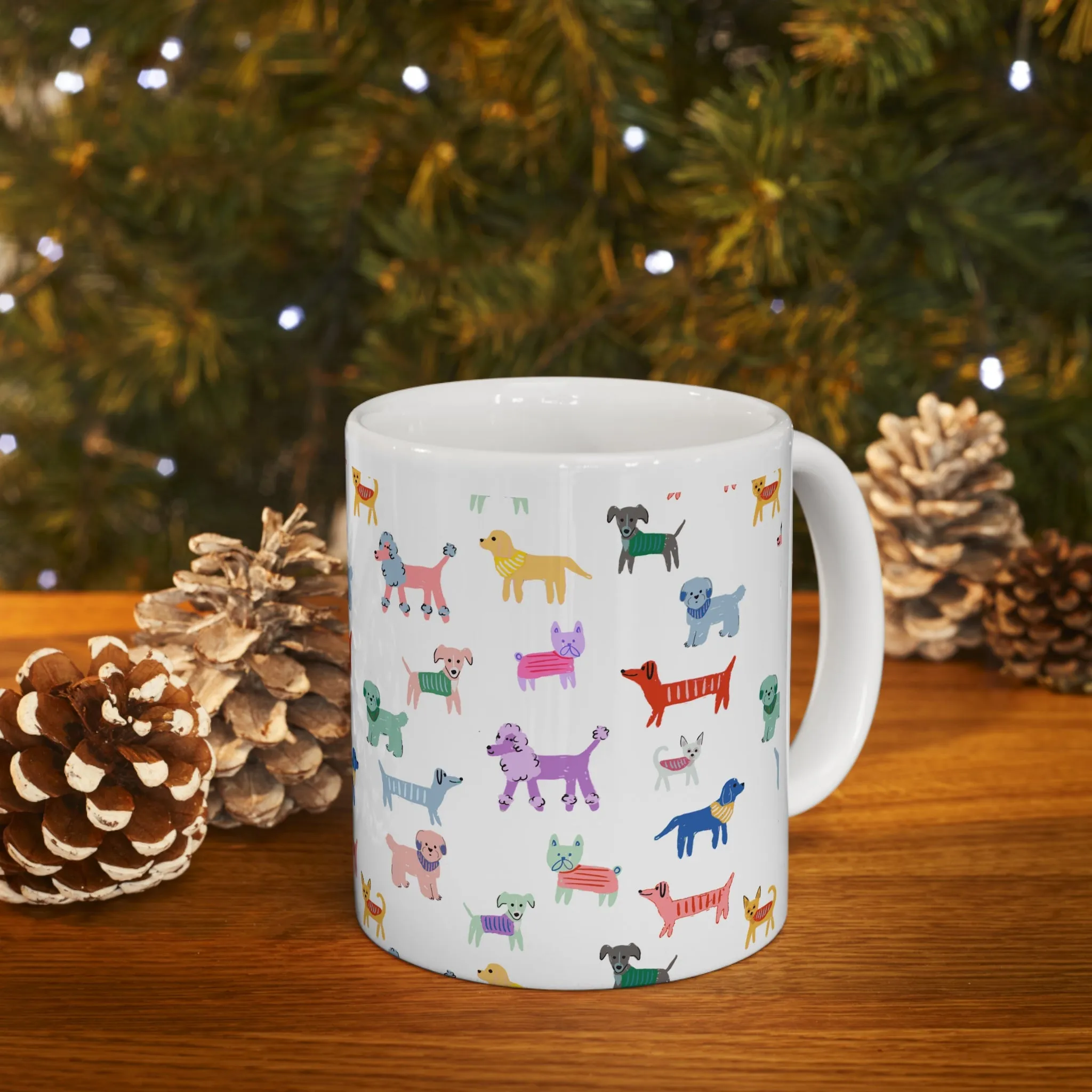 Puppy Party Ceramic Mug 11oz