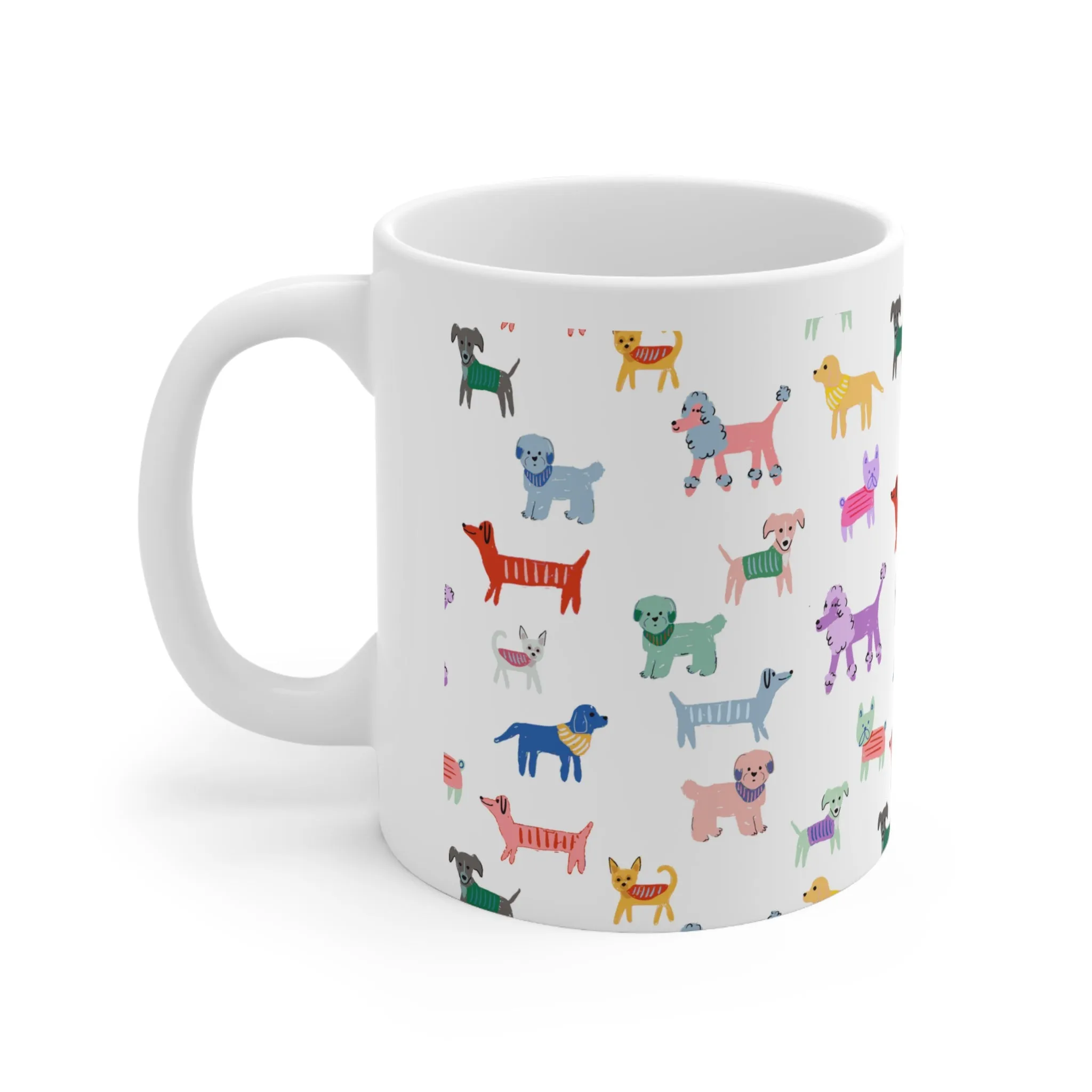 Puppy Party Ceramic Mug 11oz