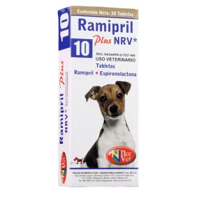 Ramipril Plus 10, 30 Tabletas - Norvet