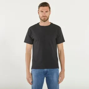 Replay t-shirt girocollo tessuto blu