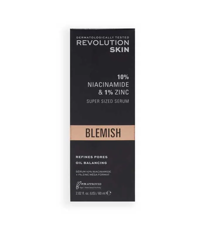 Revolution Skincare - *Blemish* - Sérum minimizador de poros 10% niacinamida   1% zinc - 60ml