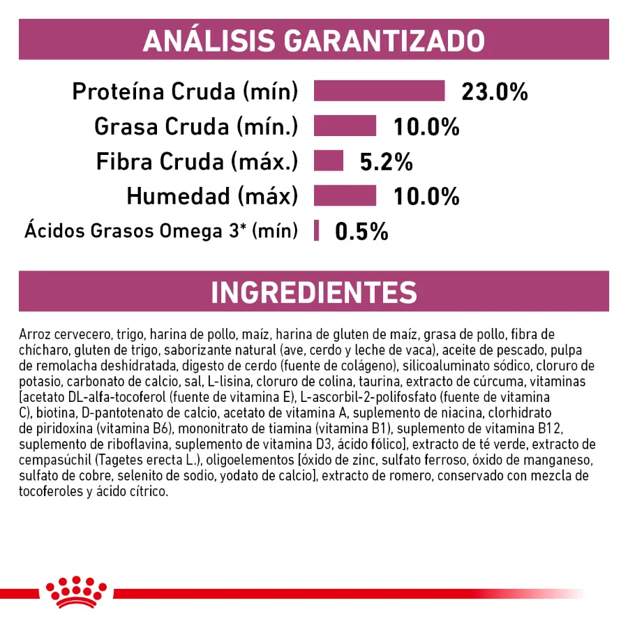 Royal Canin Prescripción Alimento Seco Soporte para Movilidad para Perro Adulto Raza Pequea/Mediana, 4 kg