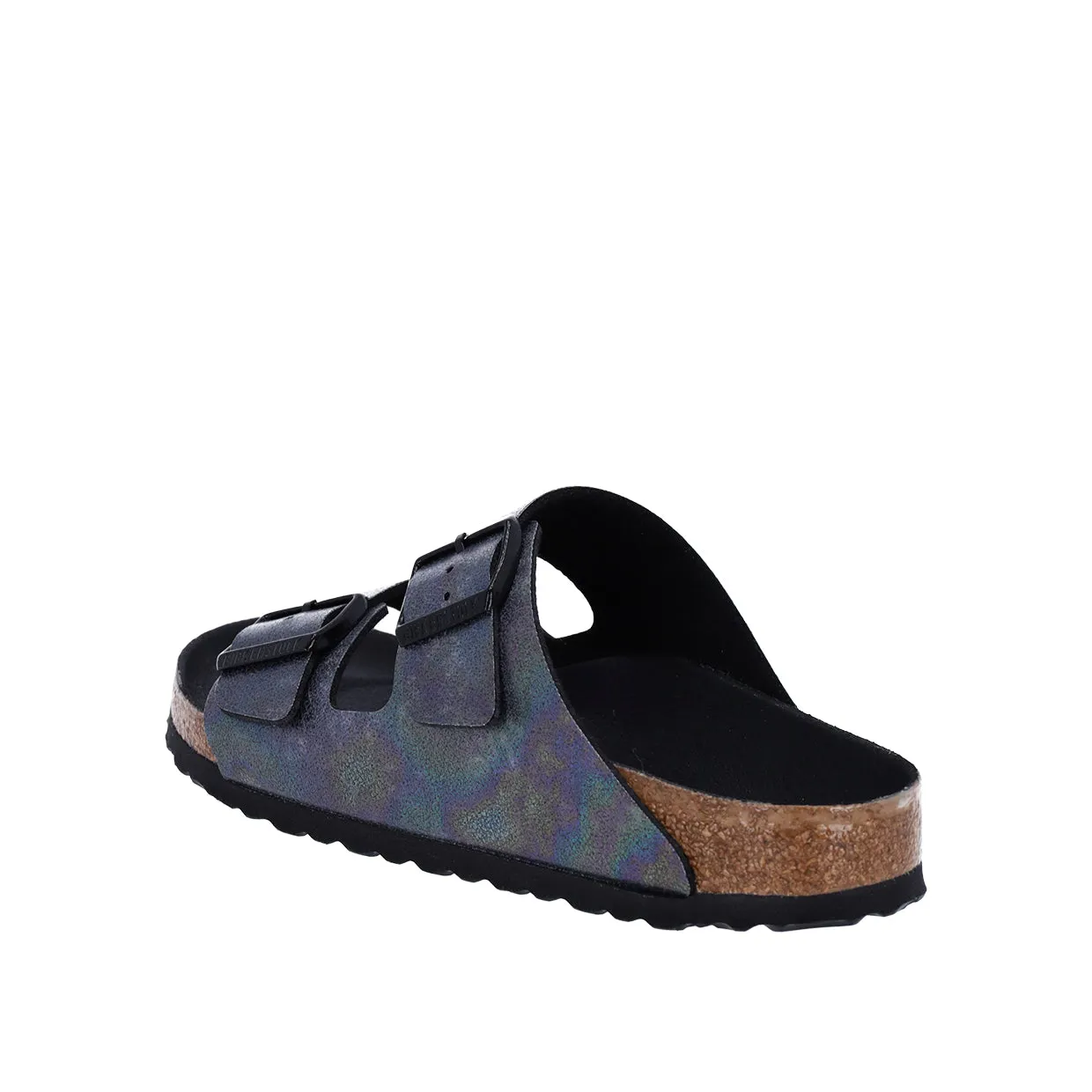 Sandali Birkenstock Arizona Vegan Nero Iridescente