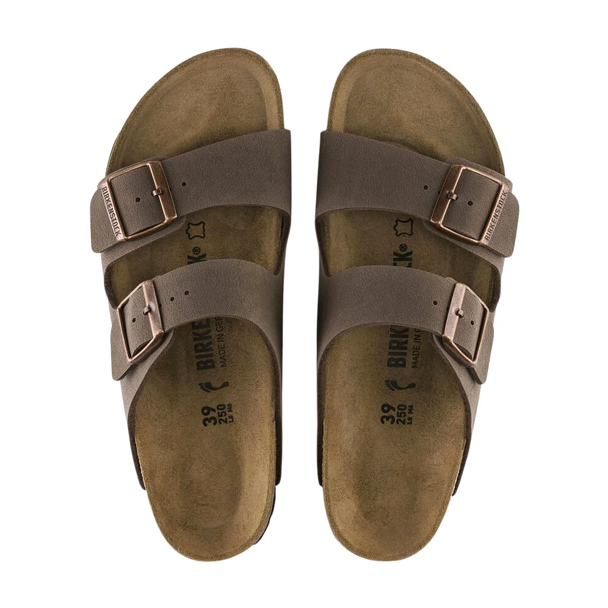 Sandali Uomo Birkenstock Arizona Birko-Flor Marrone Mocca