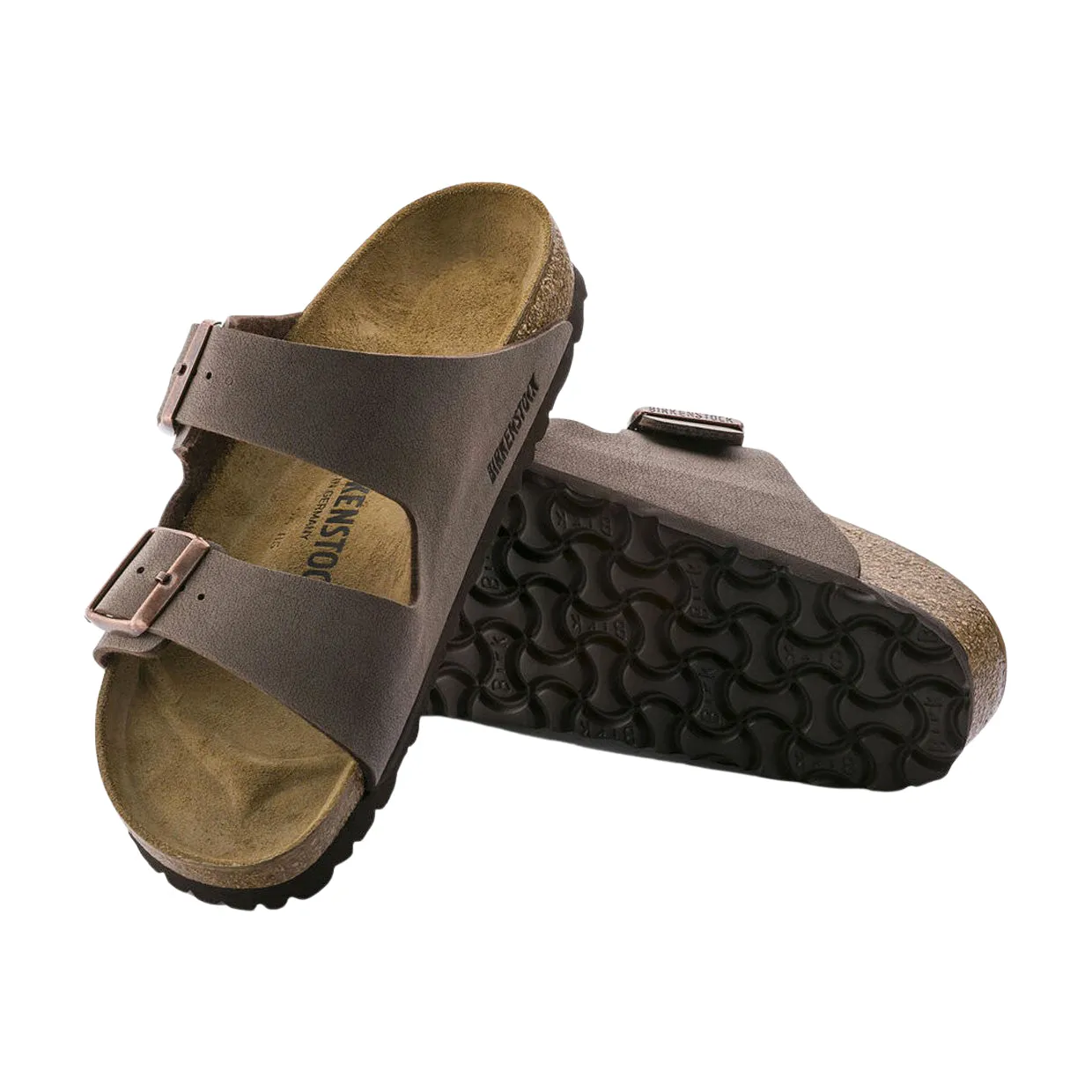 Sandali Uomo Birkenstock Arizona Birko-Flor Marrone Mocca