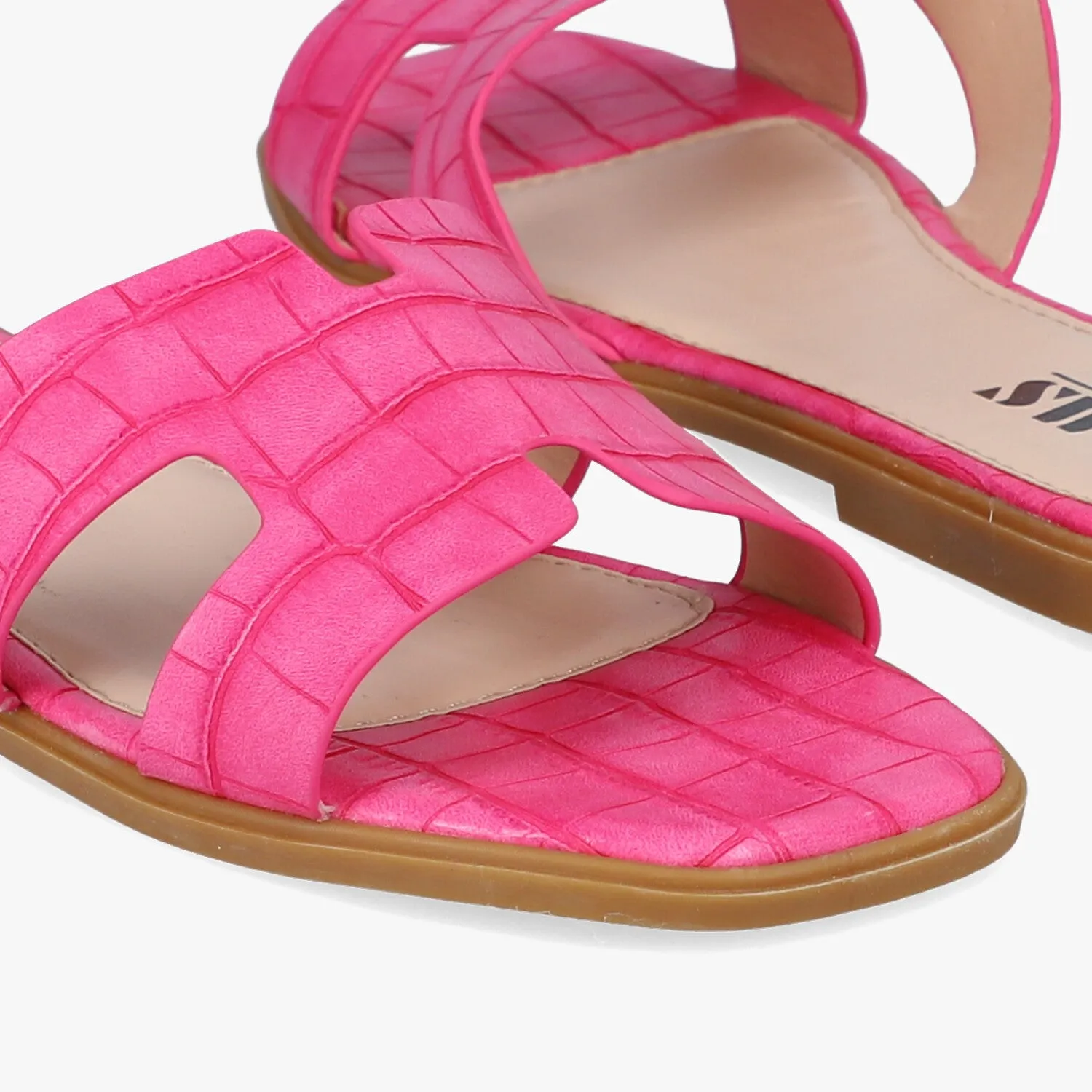 Sandalias Orion rosa magenta