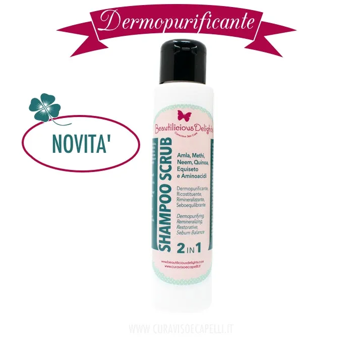 Shampoo Scrub Dermopurificante all’AMLA METHI NEEM