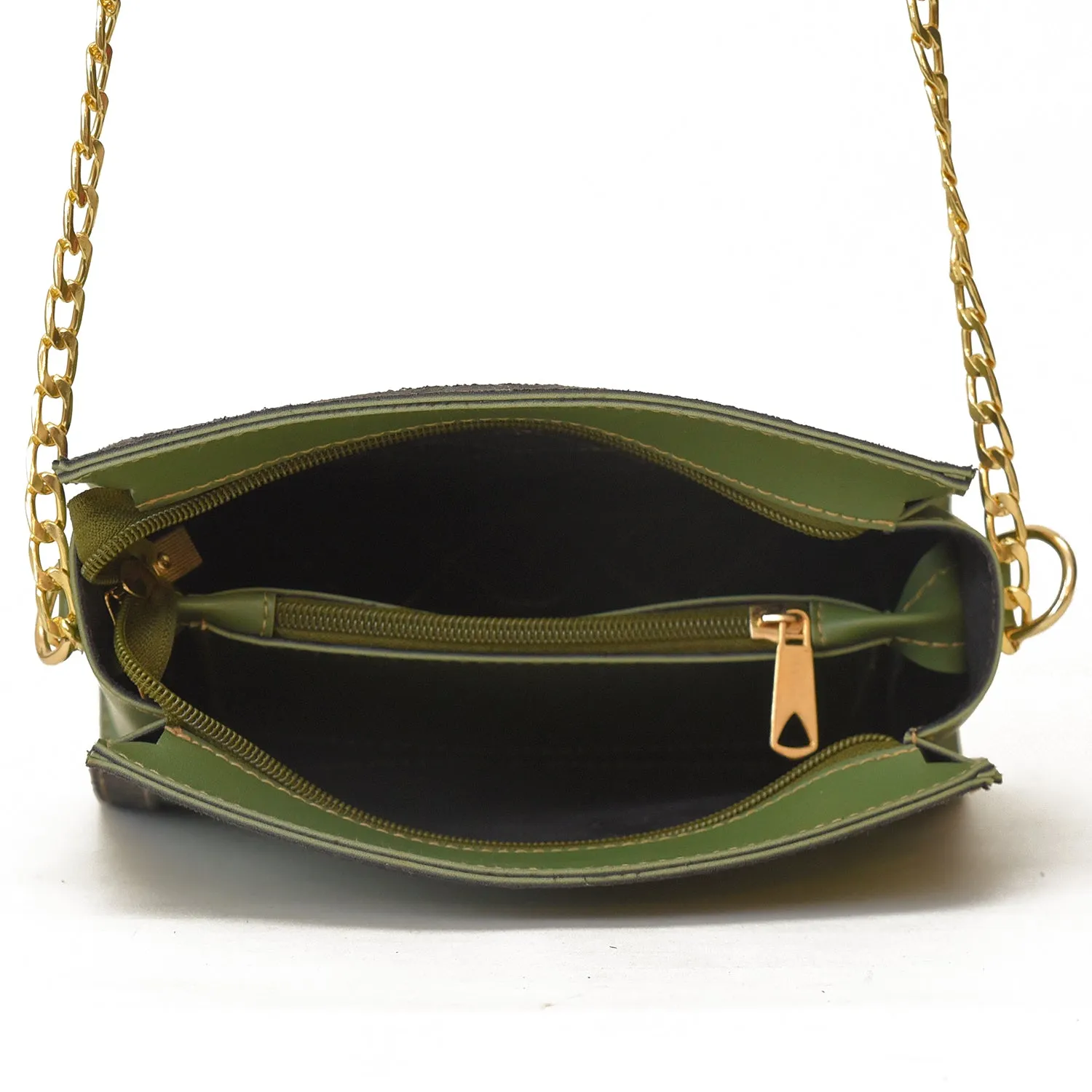 sonic crossbody green bag