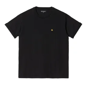 T-shirt Donna Carhartt WIP  W' S/S Chase Nero