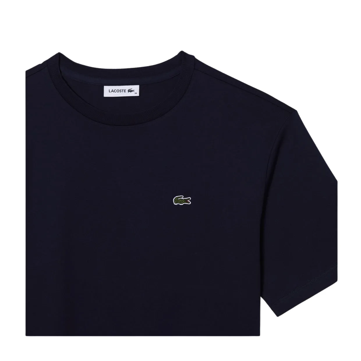 T-shirt Donna Lacoste Girocollo Blu Navy