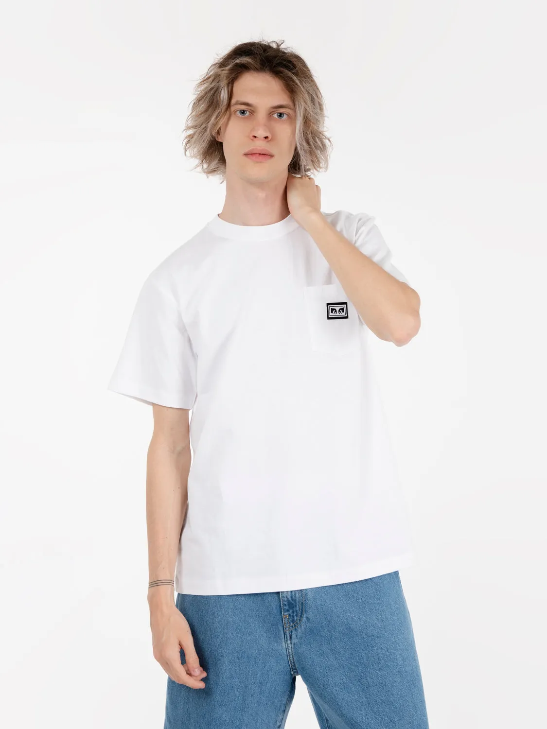 T-shirt established works eyes pocket white