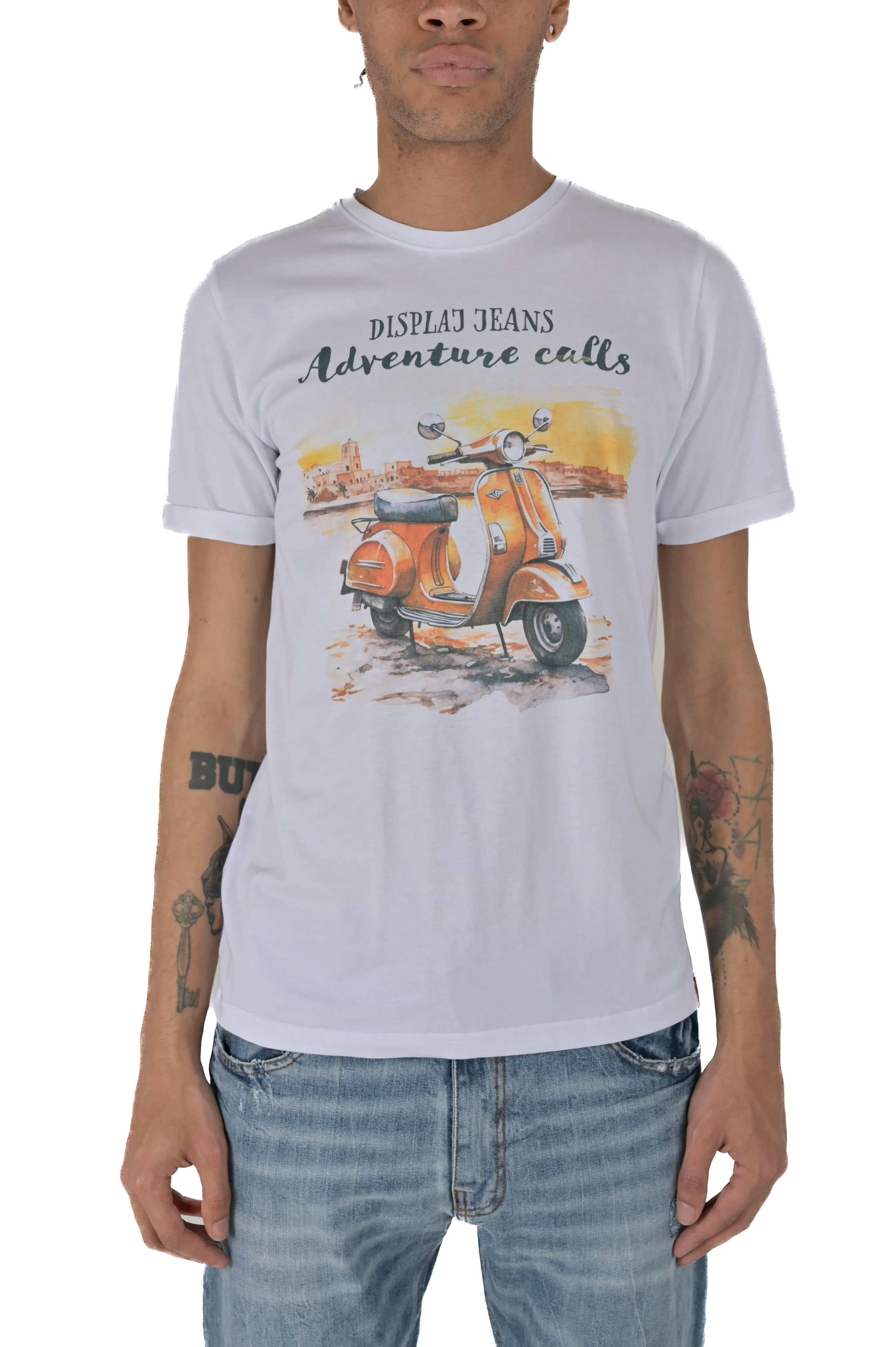 T-Shirt regular Adventure Bianco SS24