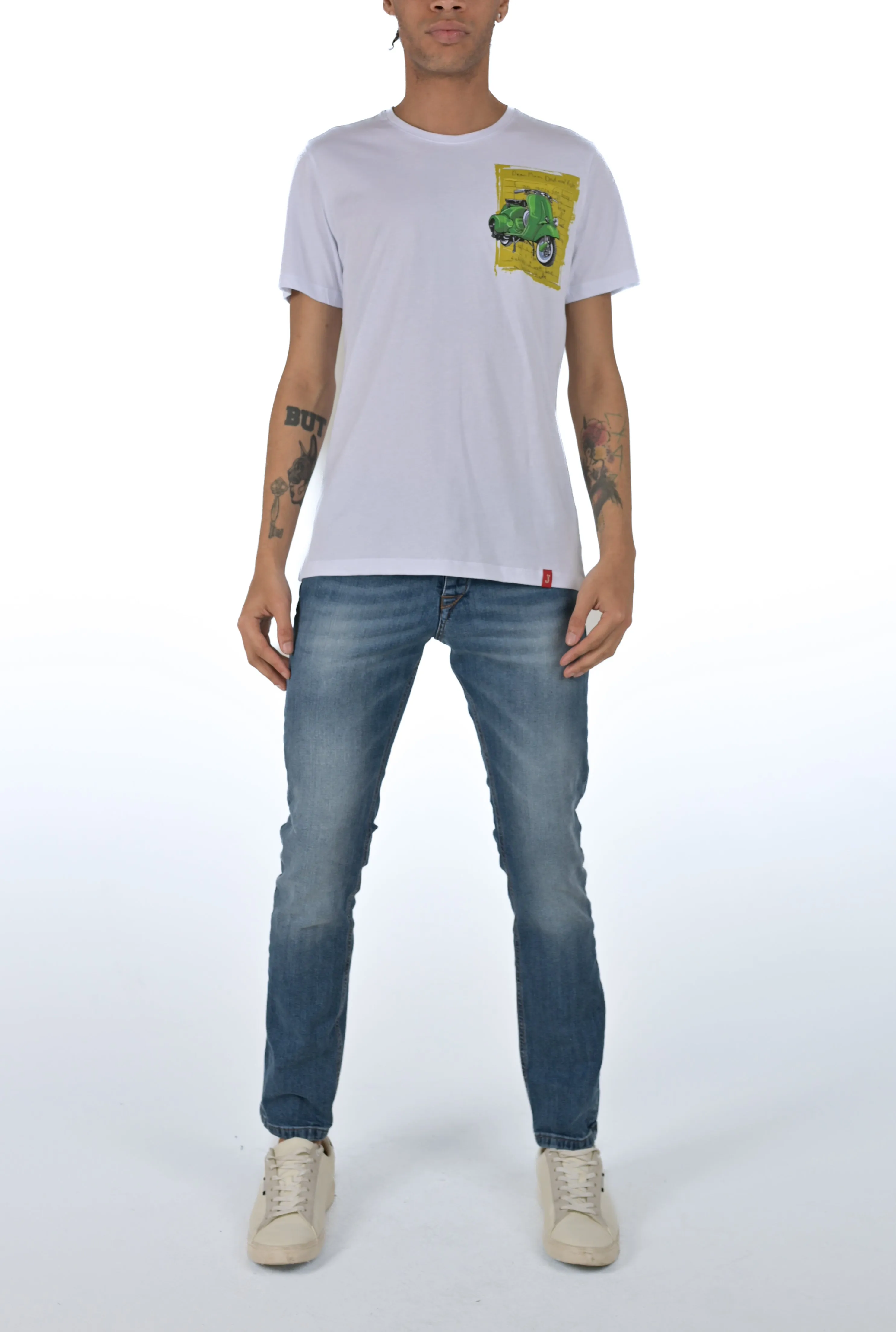 T-Shirt regular DPE 2419 Bianco SS24