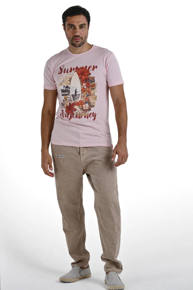 T-Shirt regular Journey Rosa SS24