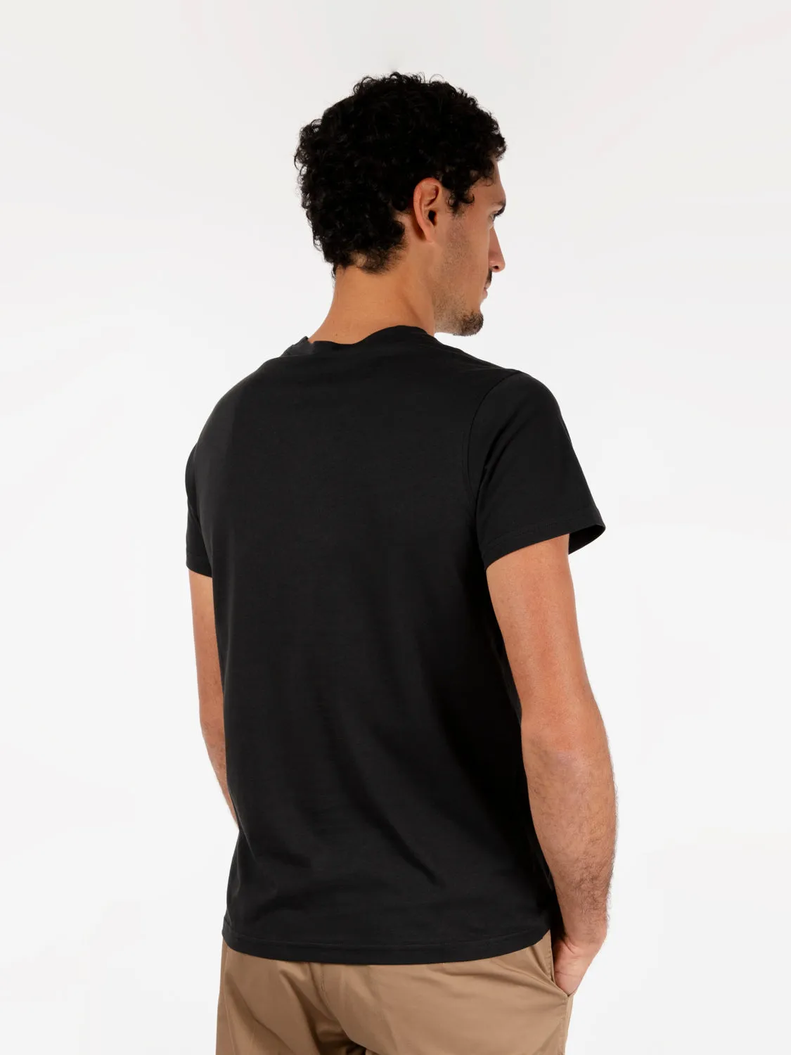 T-shirt Sigur con taschino black pure