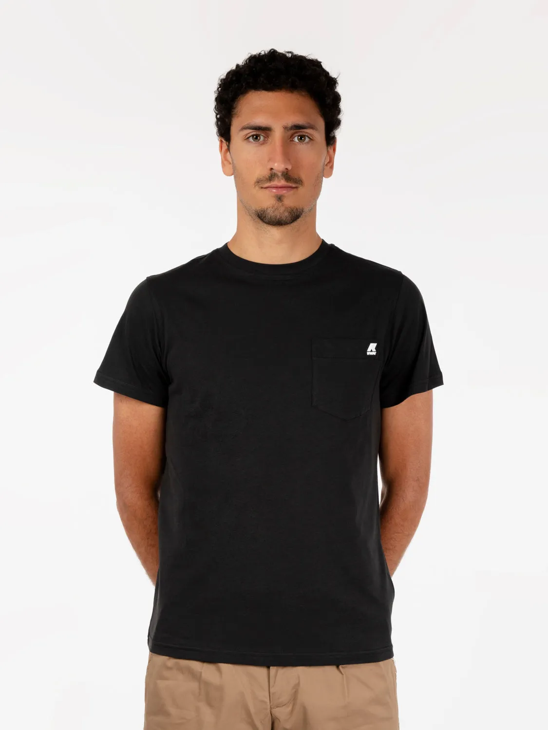 T-shirt Sigur con taschino black pure