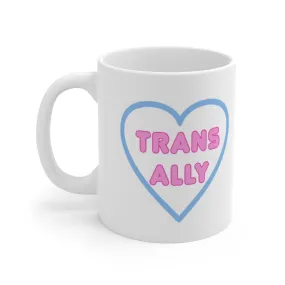 Trans Ally Heart Mug