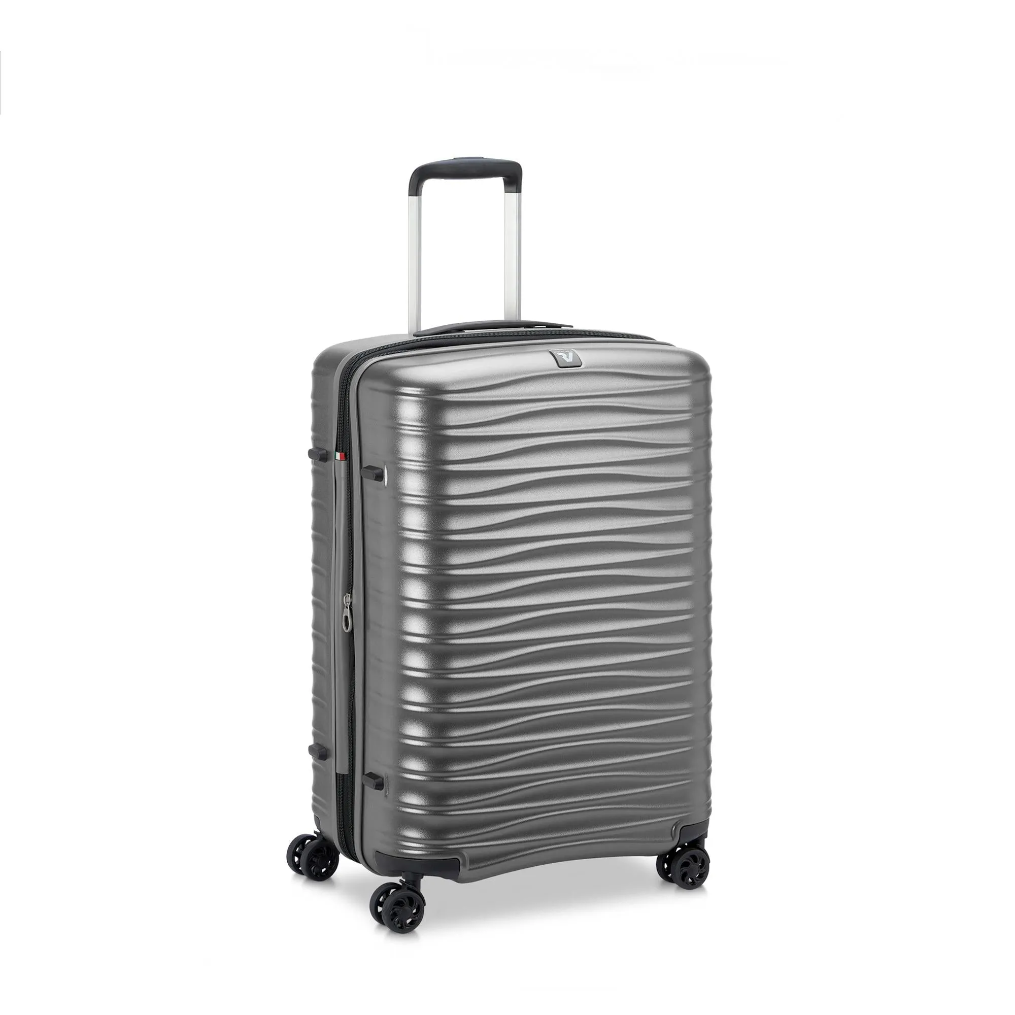 Trolley Medio 65 Cm RONCATO Wave Champagne Rigido 4 Ruote Espandibile