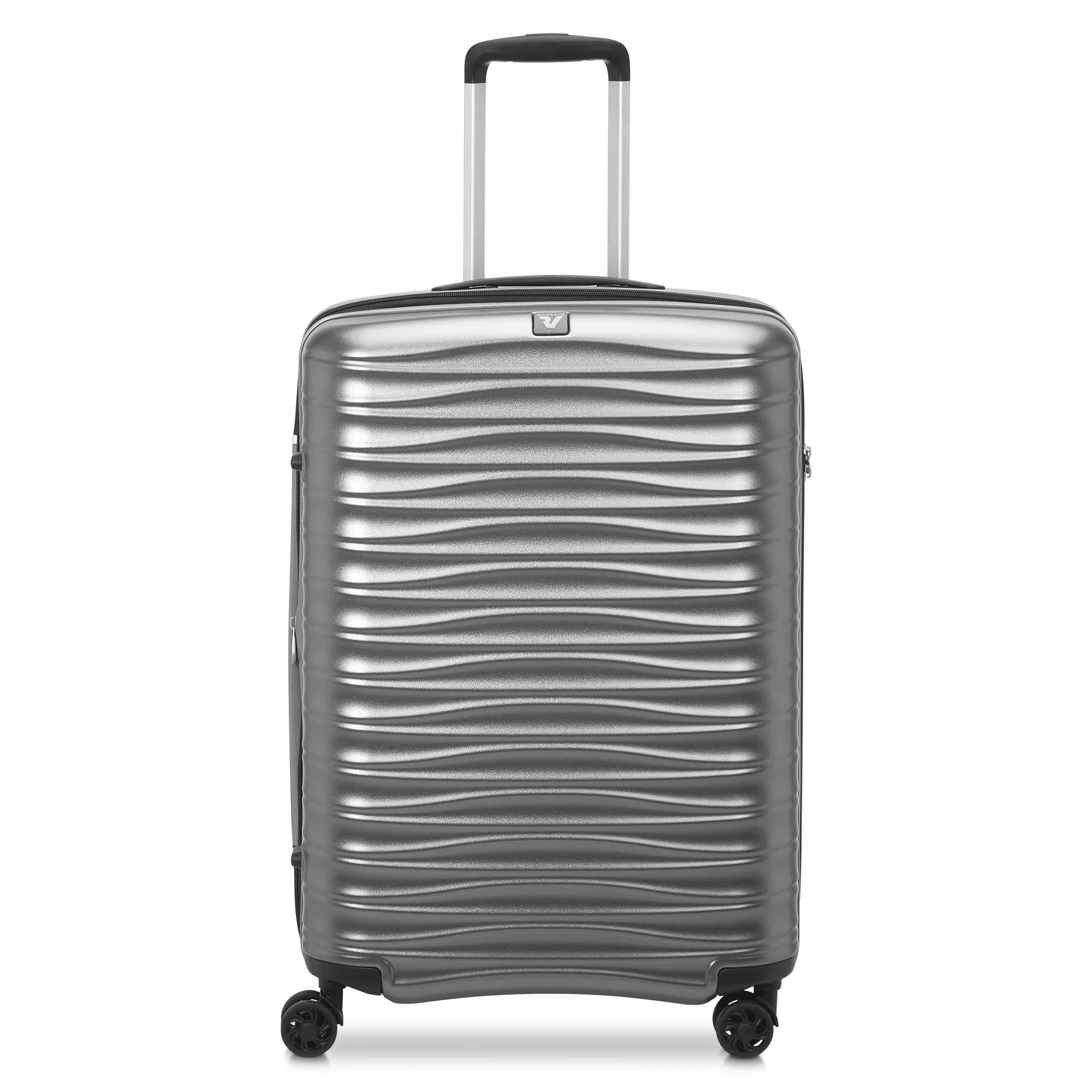 Trolley Medio 65 Cm RONCATO Wave Champagne Rigido 4 Ruote Espandibile