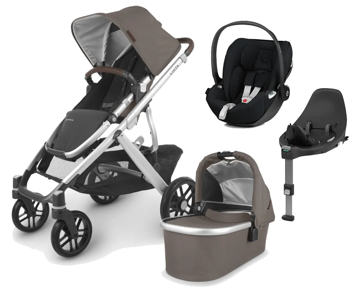 UPPAbaby Vista V2 with Cloud T Car Seat and Base T - Theo