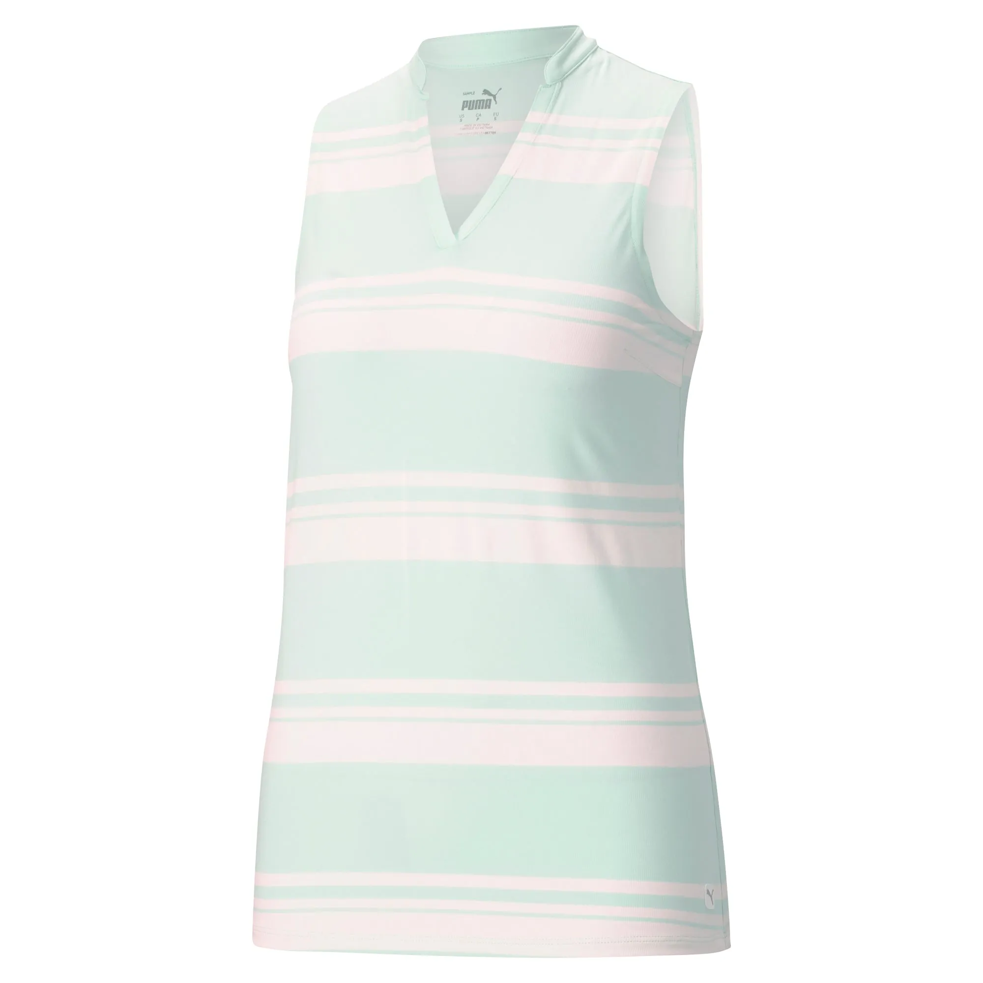 Women's CLOUDSPUN Valley Stripe Sleeveless Golf Polo