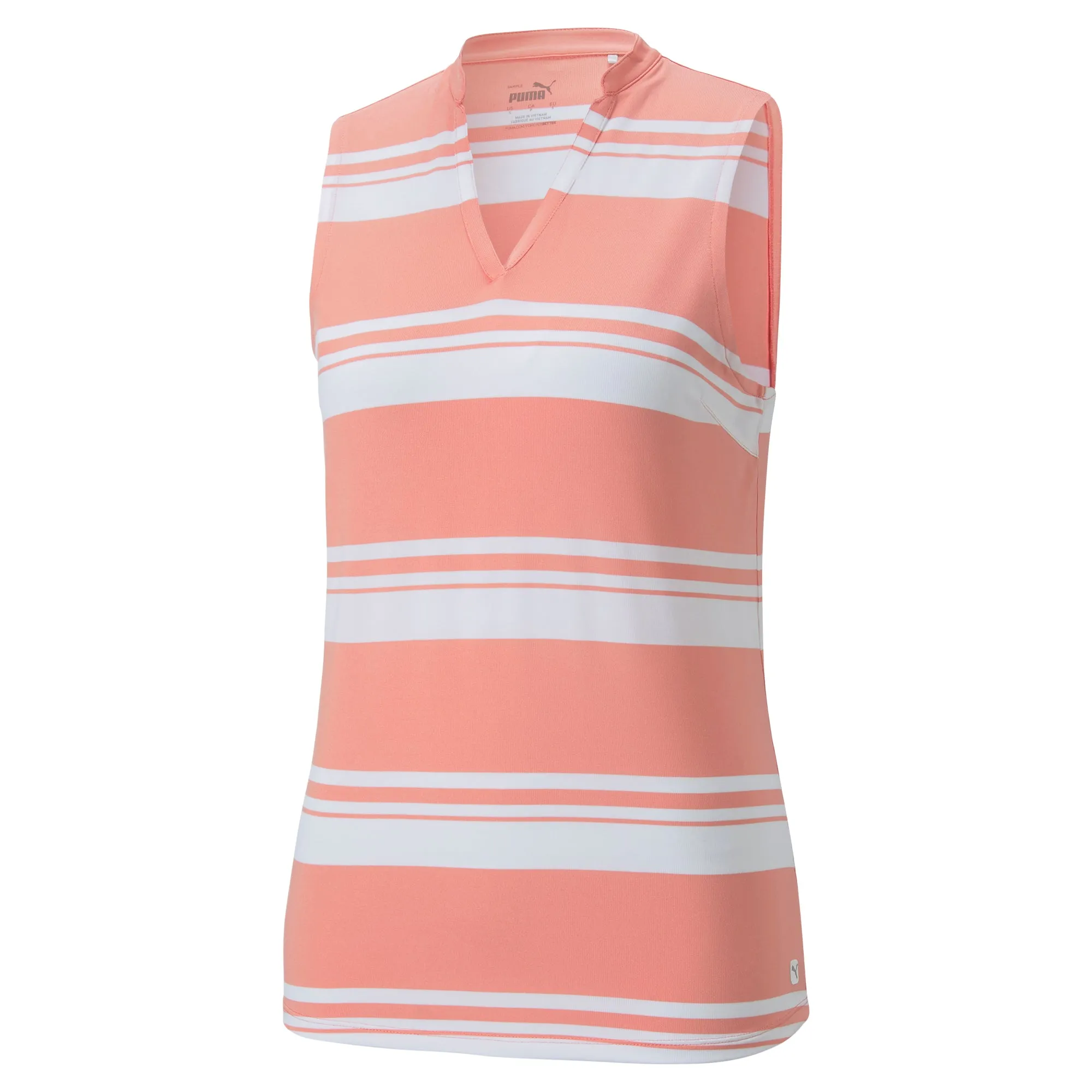 Women's CLOUDSPUN Valley Stripe Sleeveless Golf Polo