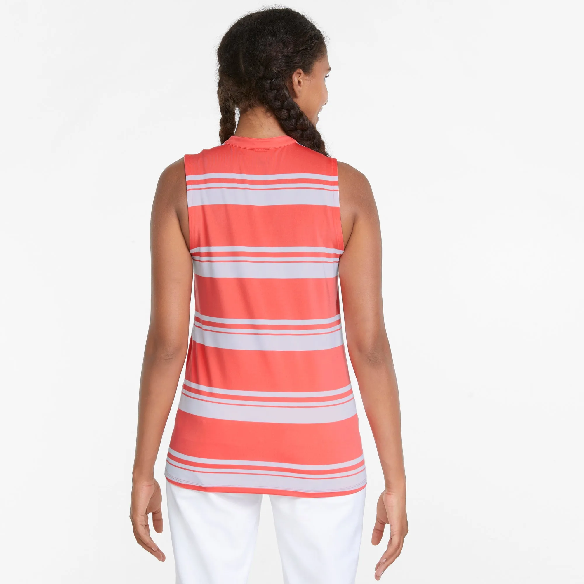 Women's CLOUDSPUN Valley Stripe Sleeveless Golf Polo