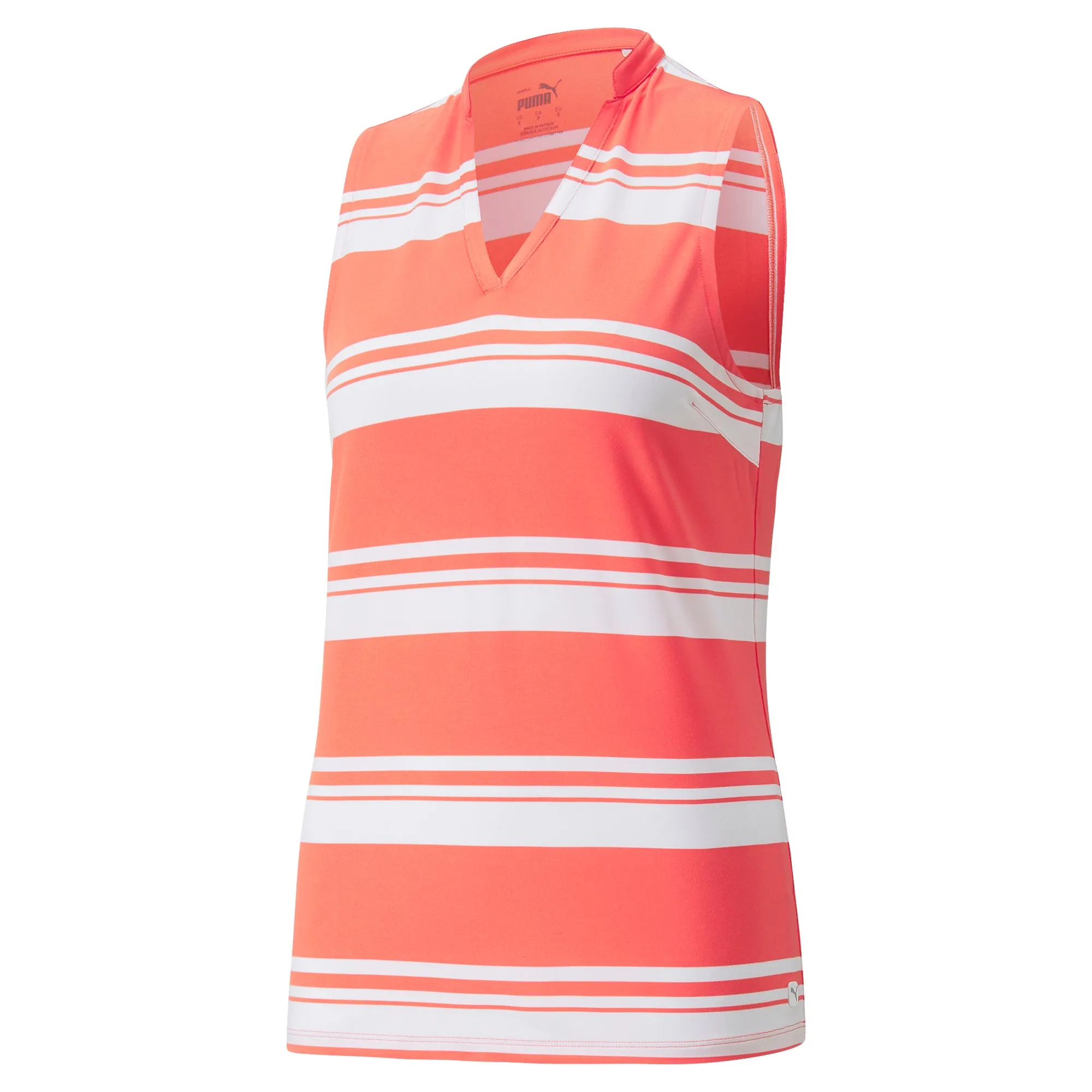 Women's CLOUDSPUN Valley Stripe Sleeveless Golf Polo